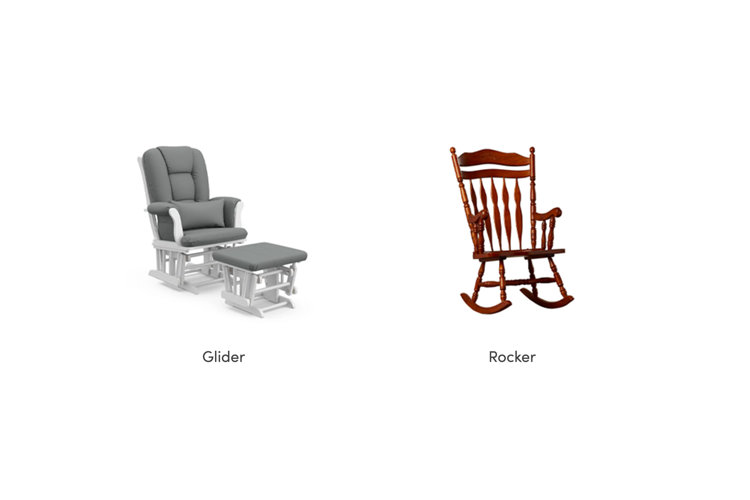 Glider vs. Rocker How to Decide on a Nursery Seat Wayfair